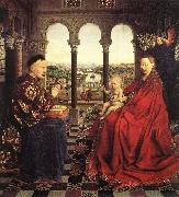 EYCK, Jan van The Virgin of Chancellor Rolin dfg Spain oil painting reproduction